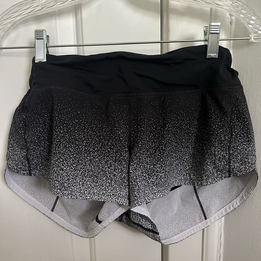 Lululemon Speed Up Low-Rise Lined Short 2.5" Ombré Speckle Print